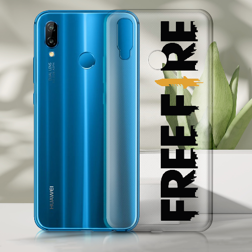 Чехол BoxFace Huawei P20 Lite Черный Free Fire