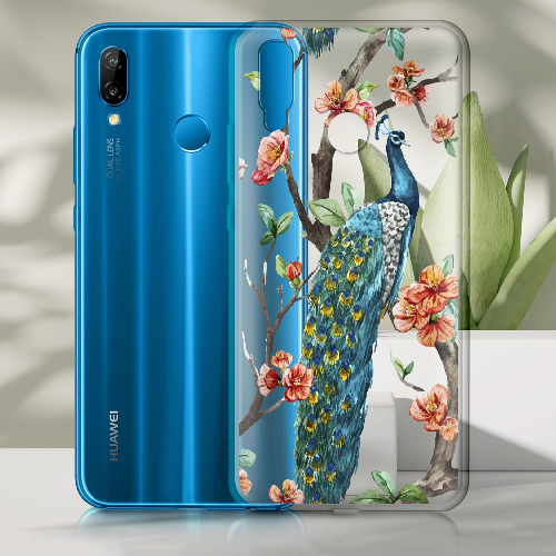 Чехол BoxFace Huawei P20 Lite Noble Peacock