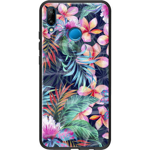 Чехол BoxFace Huawei P20 Lite flowers in the tropics