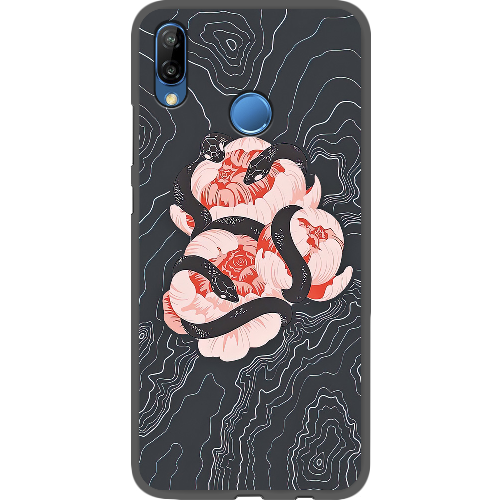 Чехол BoxFace Huawei P20 Lite Snake Rose