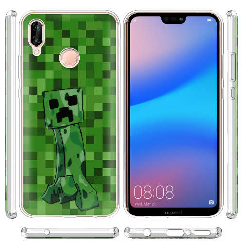 Чехол BoxFace Huawei P20 Lite Minecraft Creeper