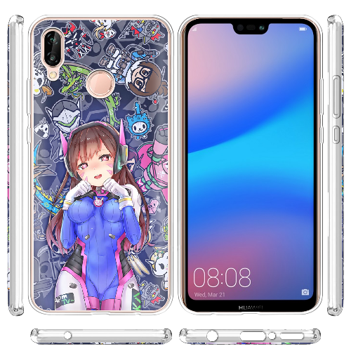 Чехол BoxFace Huawei P20 Lite Overwatch D.VA