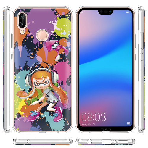 Чехол BoxFace Huawei P20 Lite Splatoon Inklings