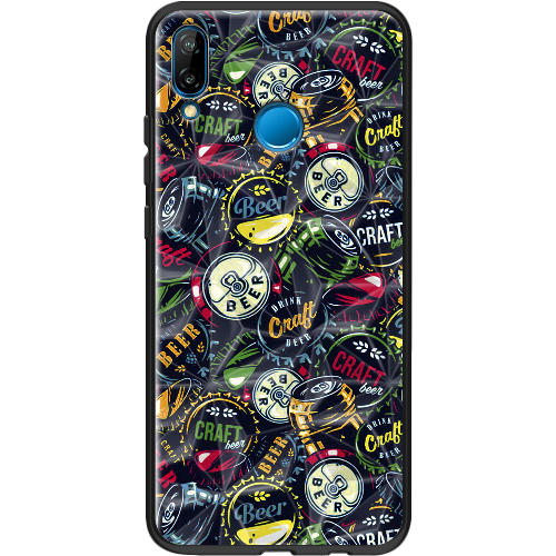 Чехол BoxFace Huawei P20 Lite Bottle Caps