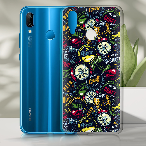 Чехол BoxFace Huawei P20 Lite Bottle Caps