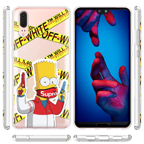 Чехол BoxFace Huawei P20 White Bart