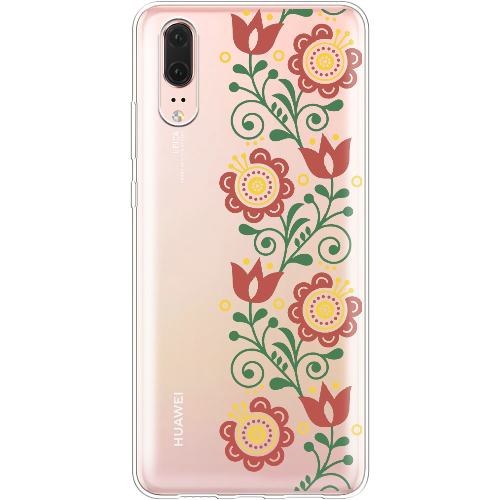 Чехол BoxFace Huawei P20 Ethno Flower