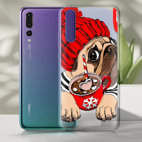 Чехол BoxFace Huawei P20 Winter Puggy