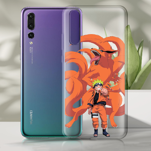 Чехол BoxFace Huawei P20 Naruto and Kurama