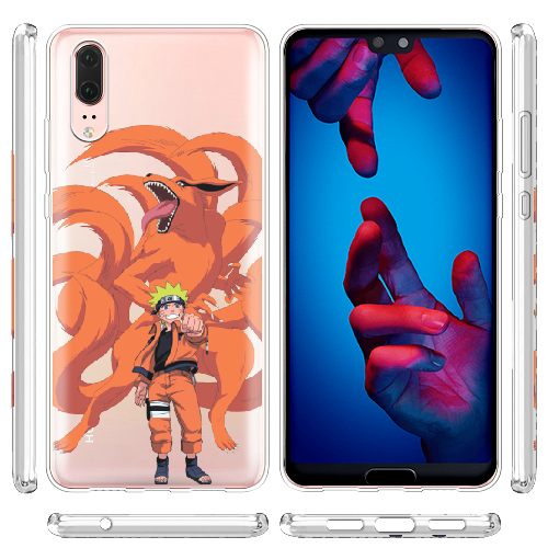 Чехол BoxFace Huawei P20 Naruto and Kurama