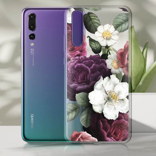 Чехол BoxFace Huawei P20 Цветочные Темные Сны