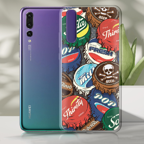 Чехол BoxFace Huawei P20 Drink Lids