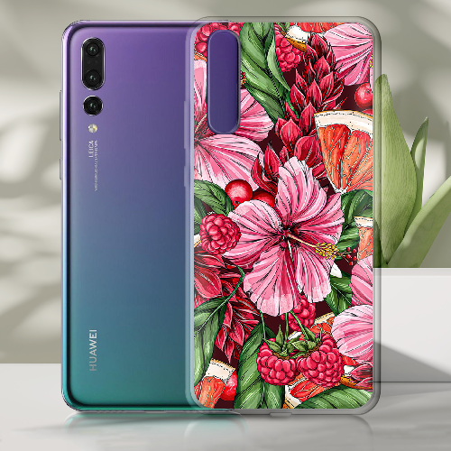 Чехол BoxFace Huawei P20 Tropical Flowers