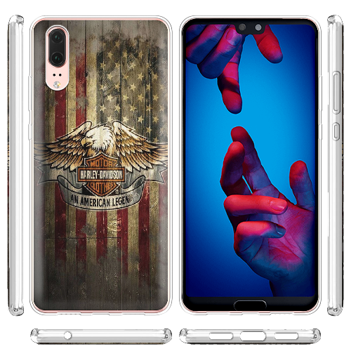 Чехол BoxFace Huawei P20 Harley Davidson An American Legend