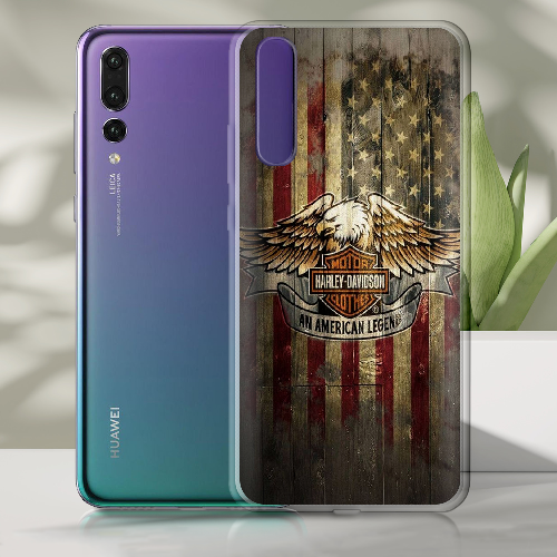 Чехол BoxFace Huawei P20 Harley Davidson An American Legend