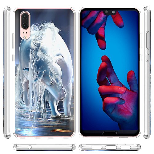 Чехол BoxFace Huawei P20 White Horse