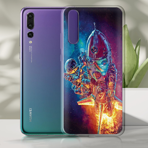 Чехол BoxFace Huawei P20 Astronaut in Space