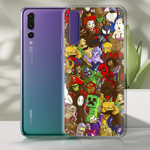 Чехол BoxFace Huawei P20 Злодеи