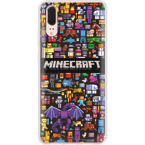 Чехол BoxFace Huawei P20 Minecraft Mobbery