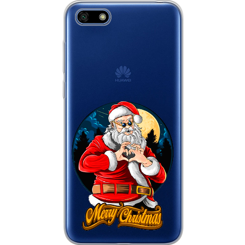 Чехол BoxFace Huawei Y5 2018 Cool Santa and heart