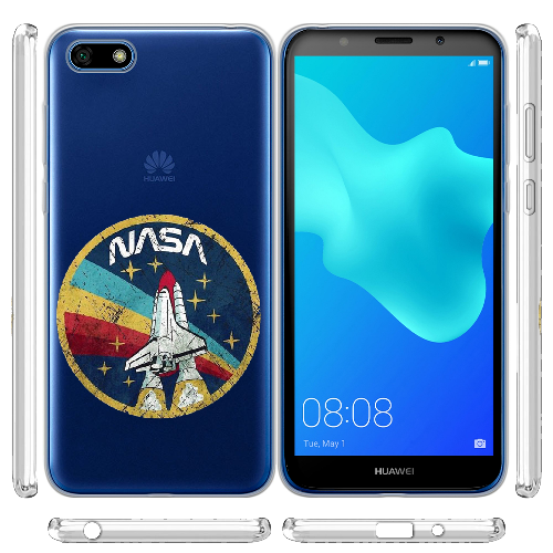 Чехол BoxFace Huawei Y5 2018 Space Shuttle NASA