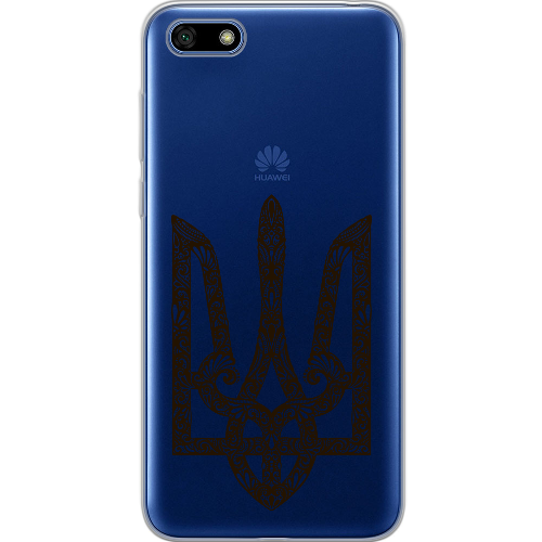 Чехол BoxFace Huawei Y5 2018 Ukrainian Black Trident