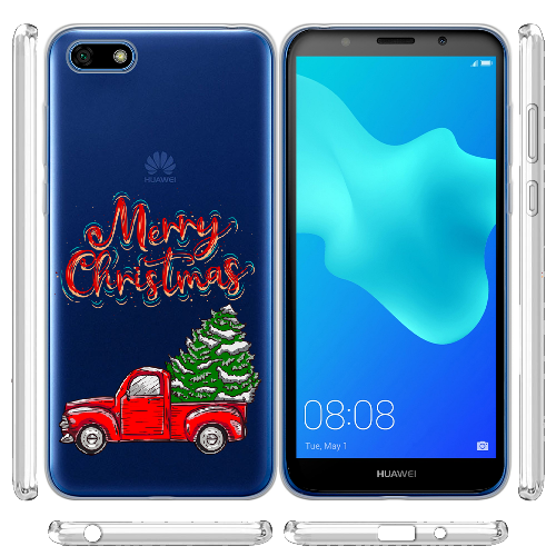 Чехол BoxFace Huawei Y5 2018 Holiday Car Merry Christmas