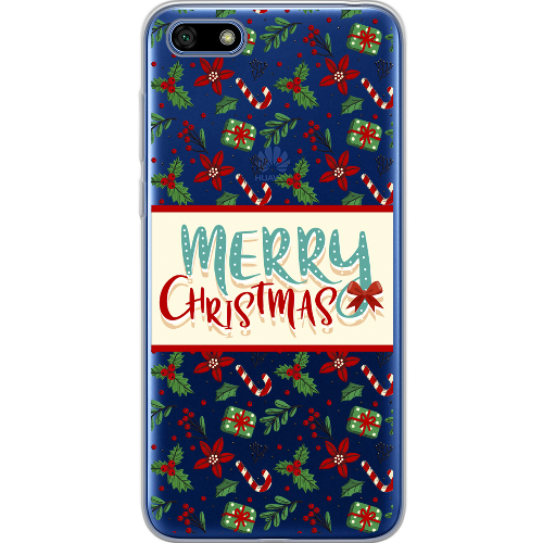 Чехол BoxFace Huawei Y5 2018 Vintage Christmas Congratulation