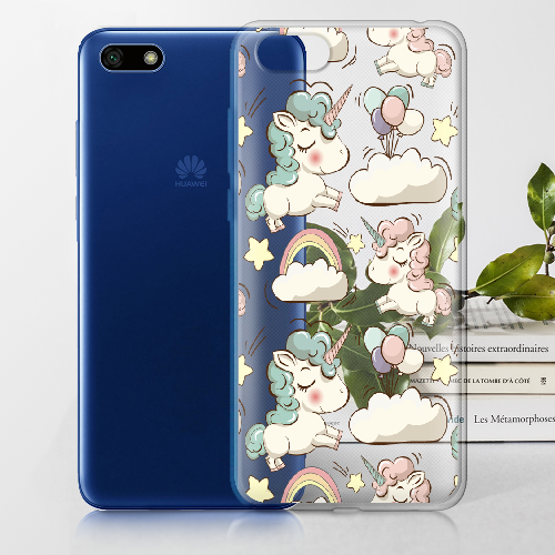 Чехол BoxFace Huawei Y5 2018 Unicorns