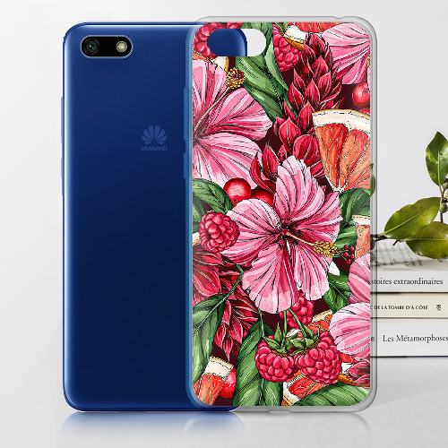 Чехол BoxFace Huawei Y5 2018 Tropical Flowers