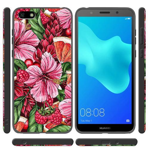 Чехол BoxFace Huawei Y5 2018 Tropical Flowers