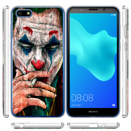 Чехол BoxFace Huawei Y5 2018 Joker Smoking