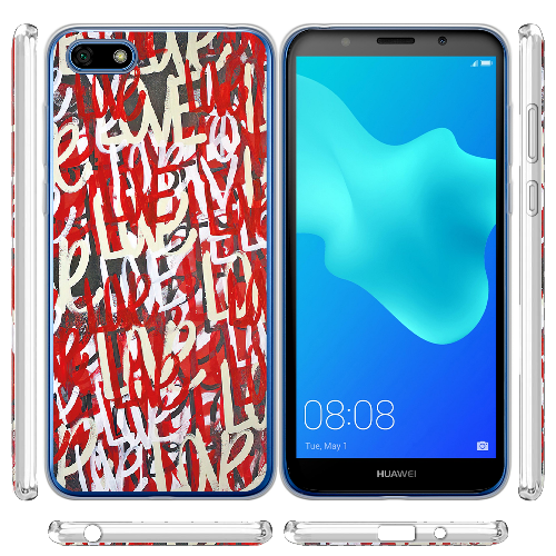 Чехол BoxFace Huawei Y5 2018 Love Graffiti