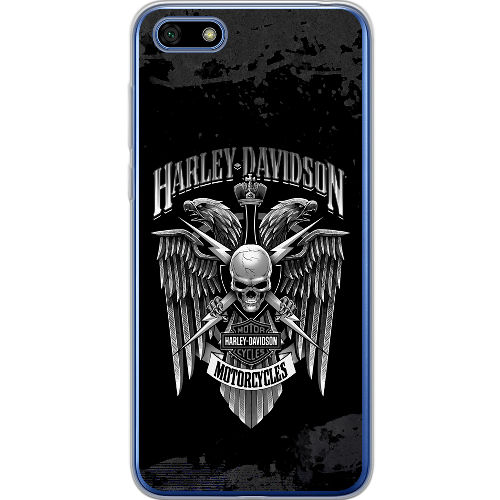 Чехол BoxFace Huawei Y5 2018 Harley Davidson skull and eagles