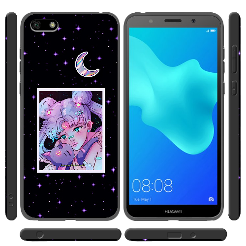 Чехол BoxFace Huawei Y5 2018 Sailor Moon night