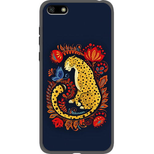 Чехол BoxFace Huawei Y5 2018 Petrykivka Leopard