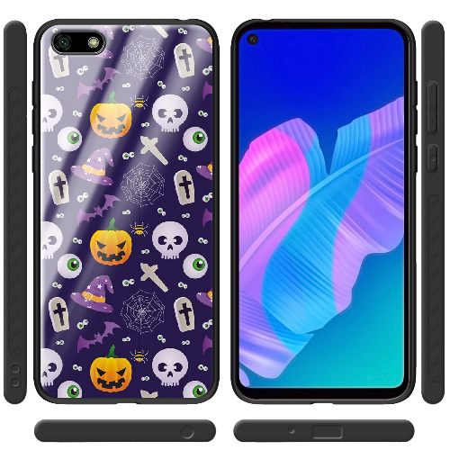 Чехол BoxFace Huawei Y5 2018 Halloween Purple Mood