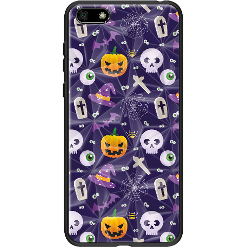 Чехол BoxFace Huawei Y5 2018 Halloween Purple Mood