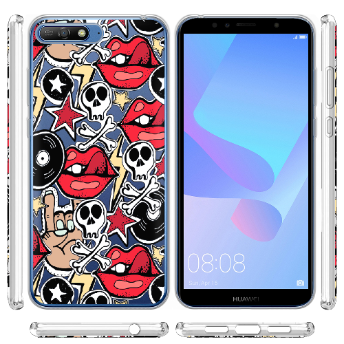 Чехол Boxface Huawei Y6 2018 Rock Graffiti