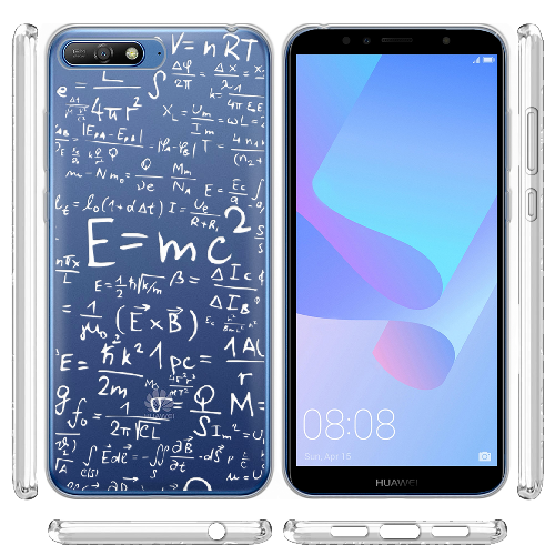 Чехол Boxface Huawei Y6 2018 E=mc2