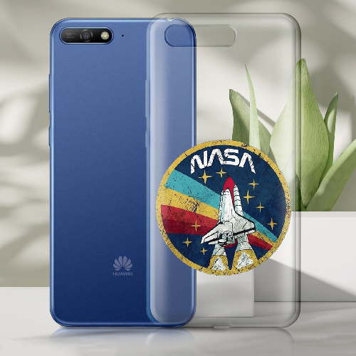 Чехол Boxface Huawei Y6 2018 Space Shuttle NASA