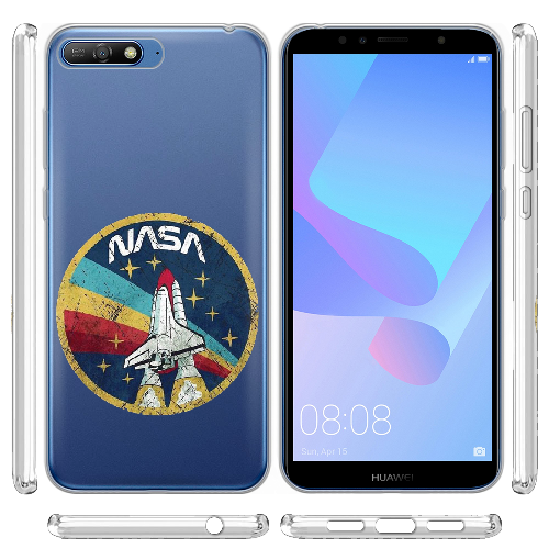 Чехол Boxface Huawei Y6 2018 Space Shuttle NASA