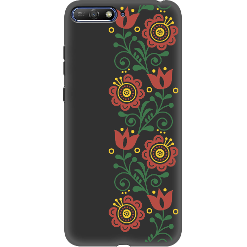 Чехол Boxface Huawei Y6 2018 Ethno Flower