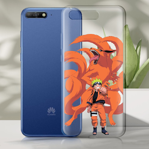 Чехол Boxface Huawei Y6 2018 Naruto and Kurama