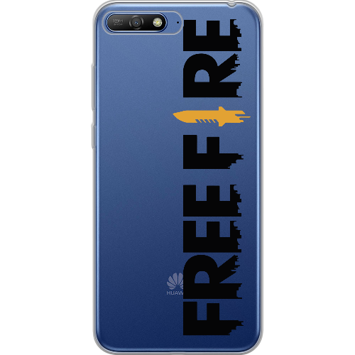 Чехол Boxface Huawei Y6 2018 Черный Free Fire