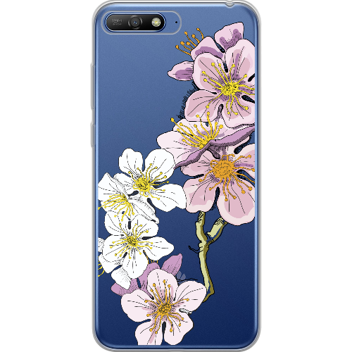 Чехол Boxface Huawei Y6 2018 Cherry Blossom