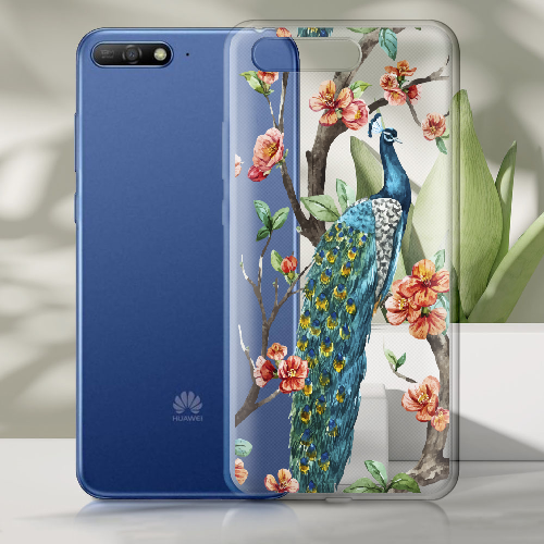 Чехол Boxface Huawei Y6 2018 Noble Peacock