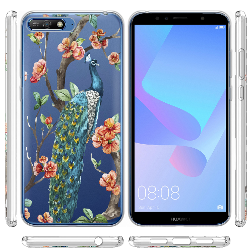 Чехол Boxface Huawei Y6 2018 Noble Peacock