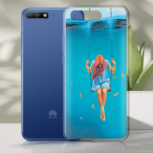 Чехол Boxface Huawei Y6 2018 Girl In The Sea