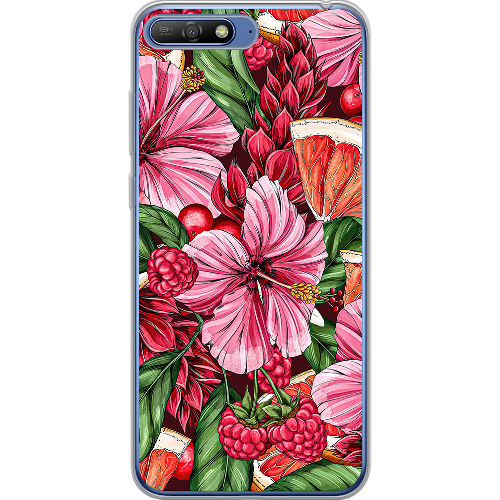 Чехол Boxface Huawei Y6 2018 Tropical Flowers